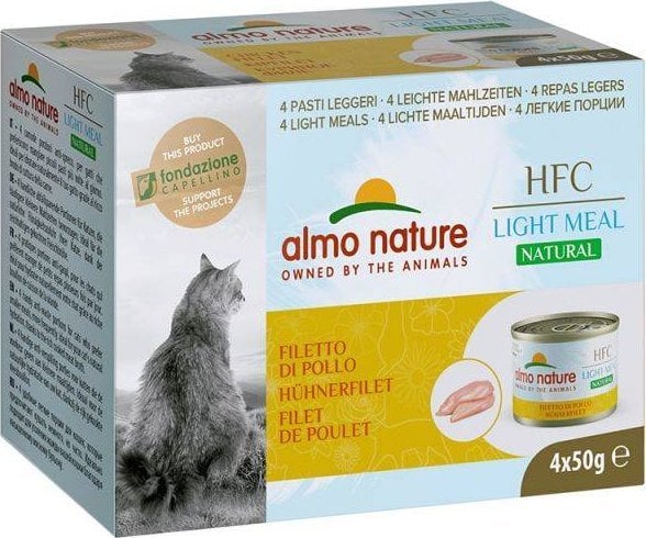 Almo Nature ALMO NATURE HFC Natural Light filet z kurczaka 4x50g 1