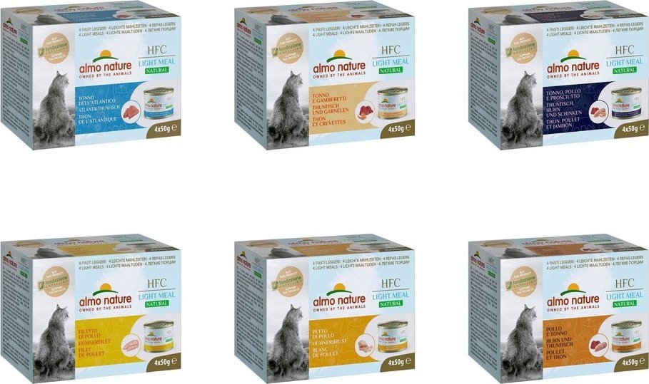 Almo Nature ALMO NATURE HFC Natural Light Mix smaków 24x50g 1