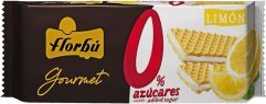 FLORBU Wafelki nadziewane CYTRYNOWE bez dodatku cukru 150 g FLORBU 1