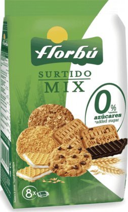 FLORBU Ciastka i wafelki MIX bez dodatku cukru 270 g FLORBU 1