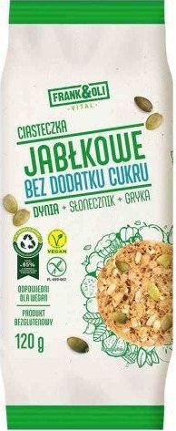 Frank&Oli Ciastka jabłkowe z dynią Frank&Oli, 120g 1