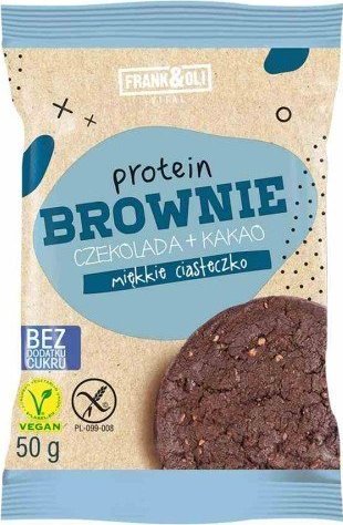 Frank&Oli Ciastko proteinowe brownie Frank&Oli, 50g 1