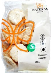 NATURAL Ciasteczka kokosowe cytrynowe 150g NATURAL 1
