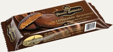 Olvita Pierniki Świdnickie w czekoladzie deserowej - opakowanie foliowe 230 g OLVITA 1
