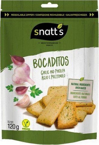 Snatts Chrupki chlebowe z czosnkiem i pietruszką 80 g SNATT'S 1