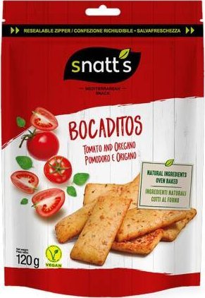 Snatts Chrupki chlebowe z pomidorami i oregano 80 g SNATT'S 1
