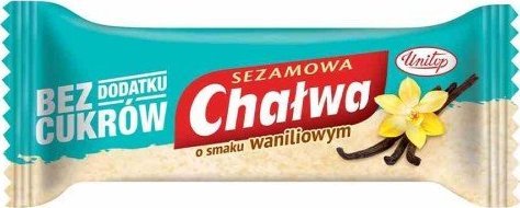 Unitop Chałwa sezamowa bez dodatku cukrów Unitop 40g. 1