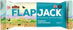 WholeBake Baton Flapjack z nerkowcami i kokosem 80g WHOLEBAKE 1