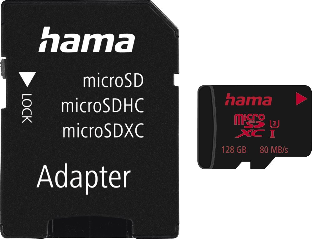 Karta Hama Memory Pro 4K MicroSDXC 128 GB Class 10 UHS-I/U3  (001810000000) 1