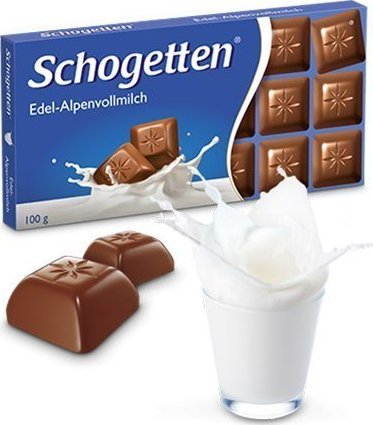 Schogetten Edel-Alpenvollmilch Czekolada 100 g 1
