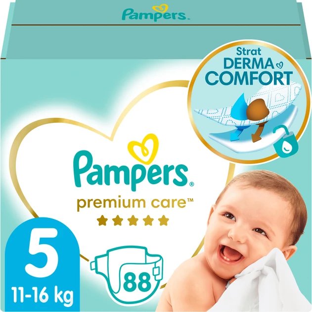 Pampers Pieluchy Premium Care 5, 11-16 kg, 88 szt. 1