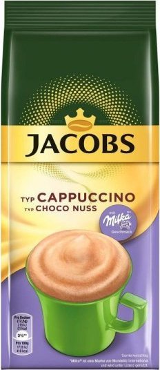 Jacobs Jacobs Cappucino Orzechowe z Czekoladą Milka 500 g 1
