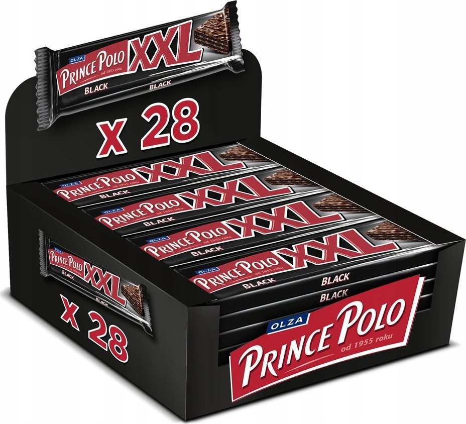 Prince Polo Wafle PRINCE POLO BLACK XXL 28 SZTUK x 50g 1
