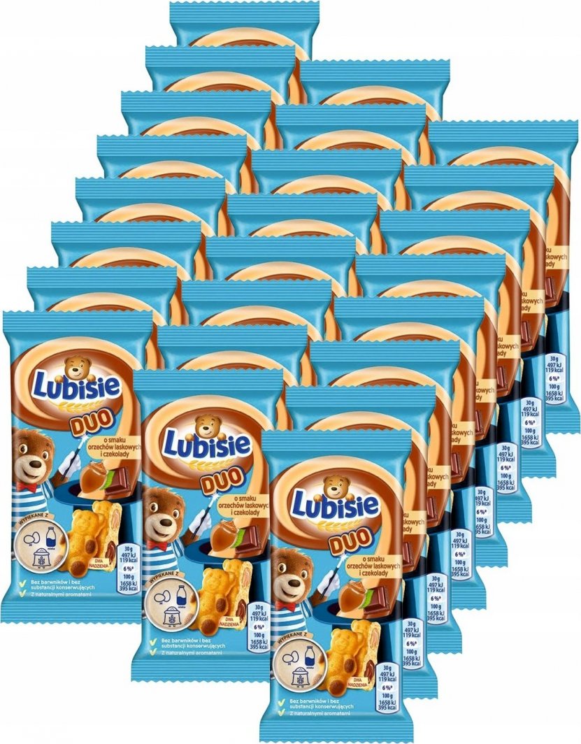 Mondelez Ciastka Lubisie DUO ORZECH CZEKOLADA 24SZT 1