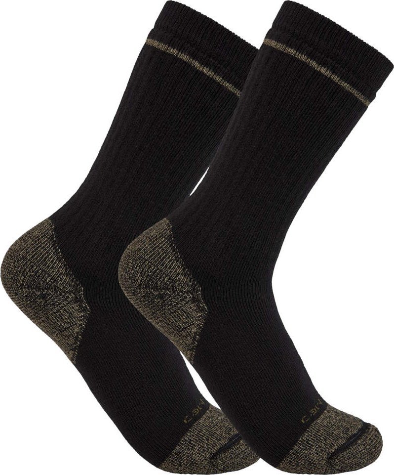 Carhartt Skarpety Carhartt Midweight Cotton Blend 2x Black 1