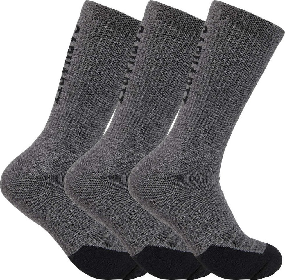 Carhartt Skarpety Carhartt Force Midweight Logo Crew Carbon 1