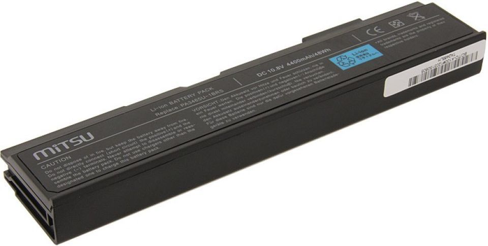 Bateria Mitsu do Toshiba A80, A85, A100, 4400 mAh, 10.8 V (BC/TO-A100) 1