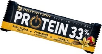 Go On Nutrition Protein Bar 33% Vanilla-Raspberry 50g Sante 1