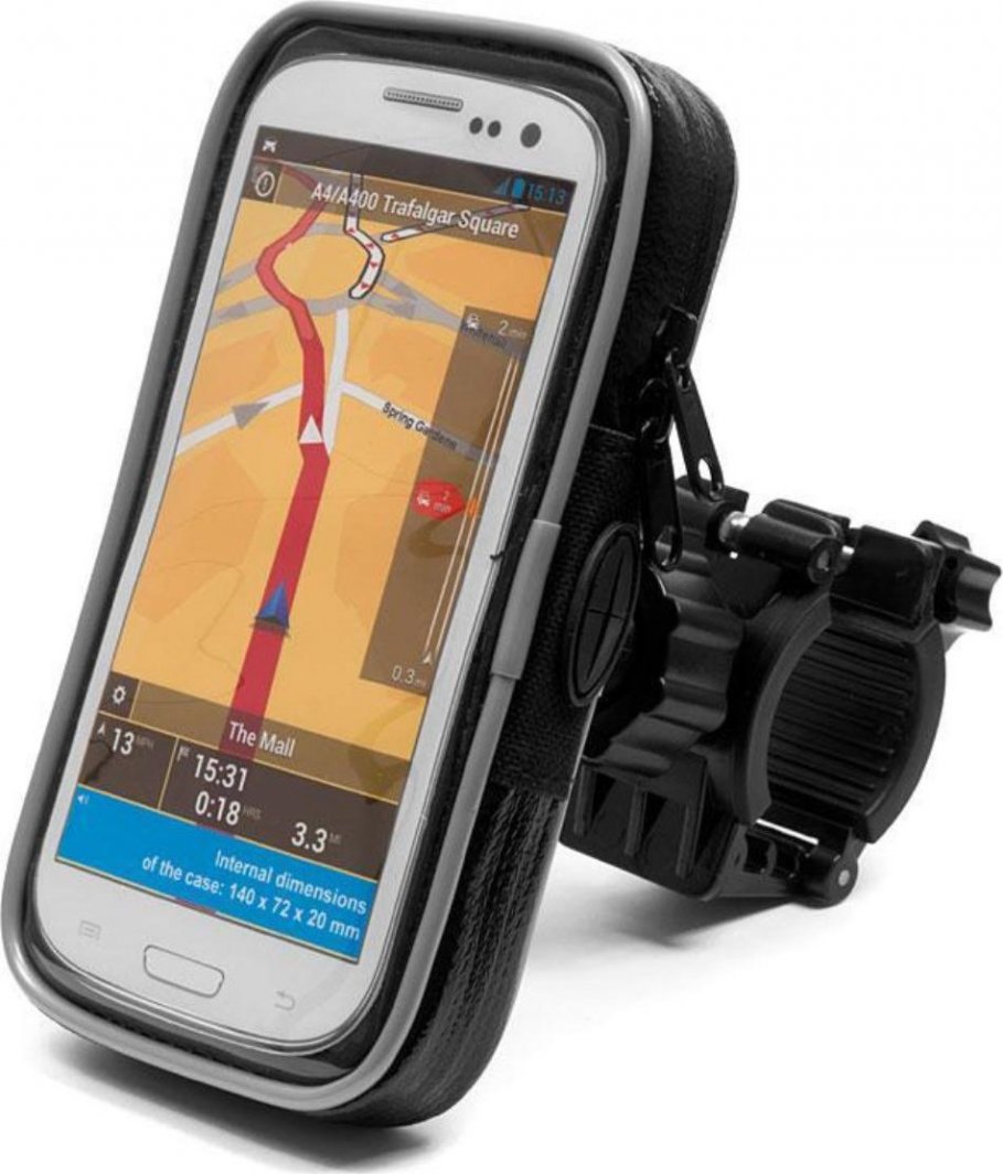Biketec BIKETEC ETUI WODOODPORNE Z UCHWYTEM NA KIEROWNICĘ EXTREME OBROTOWE 360 NA TELEFON / SMARTFON, NAWIGACJĘ MOTO/ROWER TYP:177 1