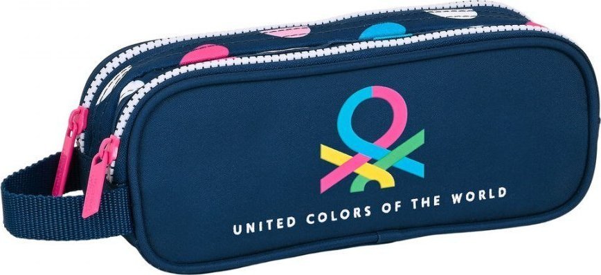 Piórnik Benetton Piórnik Podwójny Benetton Corazones Granatowy (21 x 8 x 6 cm) 1