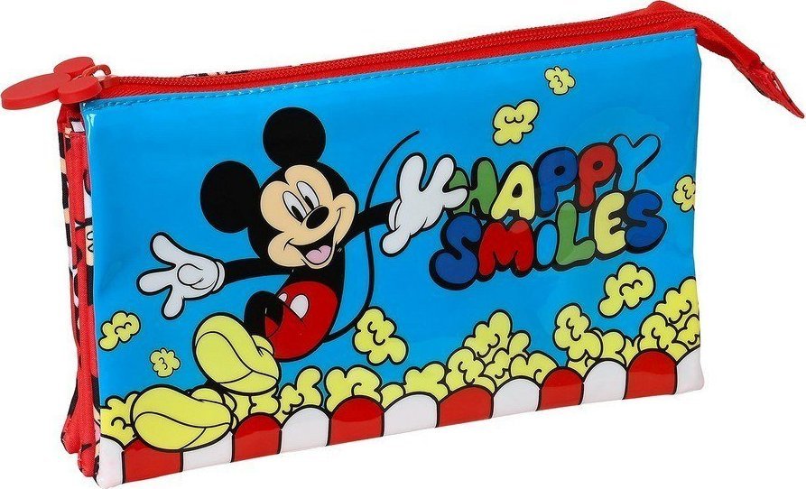 Piórnik Mickey Mouse Clubhouse Piórnik Mickey Mouse Clubhouse 812214744 Czerwony Niebieski (22 x 12 x 3 cm) (22 x 12 x 3 cm) 1