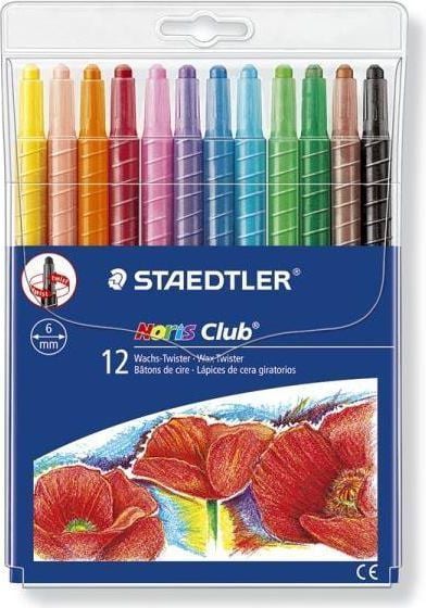  Staedtler Kredki świecowe wykręcane 12 kolorów Twister 1