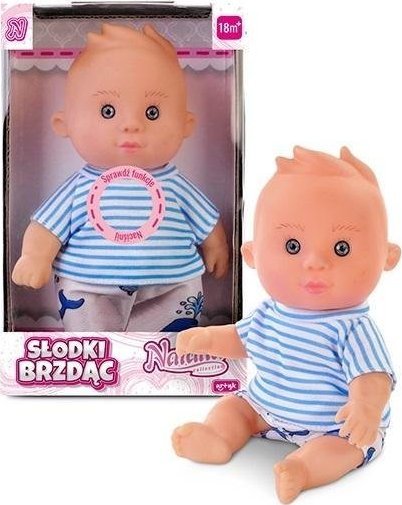 Artyk Lalka chłopiec Natalia słodki brzdąc 19cm w niebieskim ubranku 1