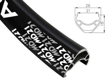 Alexrims Obręcz mtb MD21 29"x32otw. Tubeless Ready H.tarczowy kapslowana czarna (ALX-MD212932) 1
