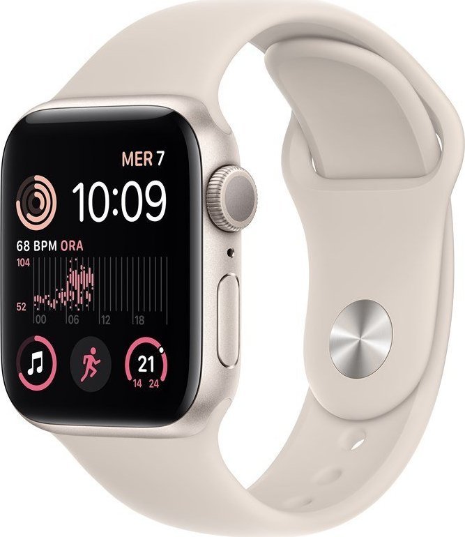 Smartwatch Apple Apple Watch SE2 GPS 40mm Starlight Aluminium Case with Starlight Sport Band 1