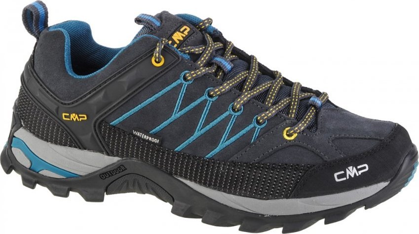 Buty trekkingowe męskie CMP Rigel Low Trekking Shoe Wp Antracite/Deep Lake r. 46 (3Q13247-65UM) 1
