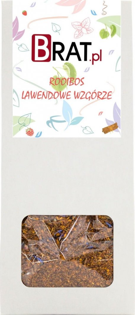 BRAT.PL NATURALNA Herbata Rooibos - Lawendowe Wzgórze 50g BEZ DODATKÓW 1