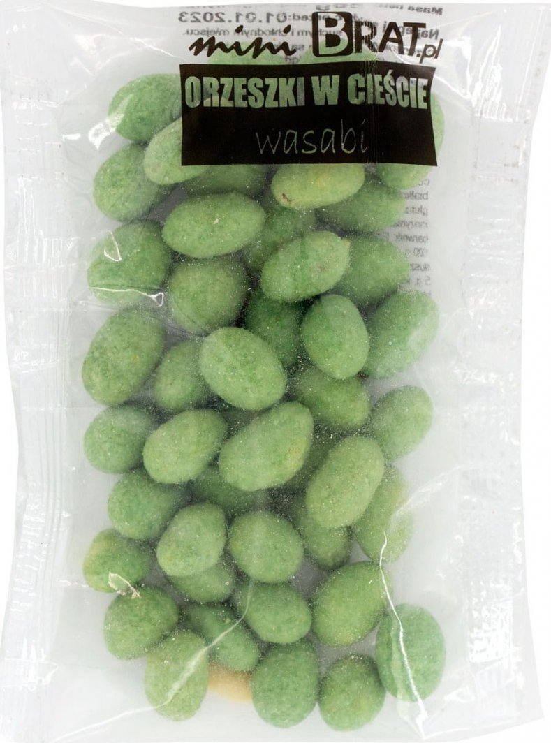 BRAT.PL Orzeszki ziemne w panierce z WASABI 50g CRISPY 1