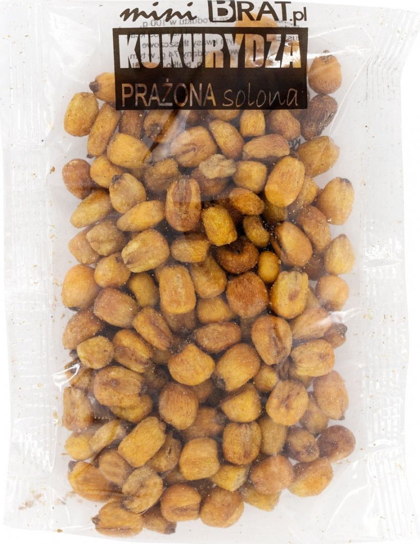 BRAT.PL KUKURYDZA PRAŻONA SOLONA kukurydza z solą 50g 1