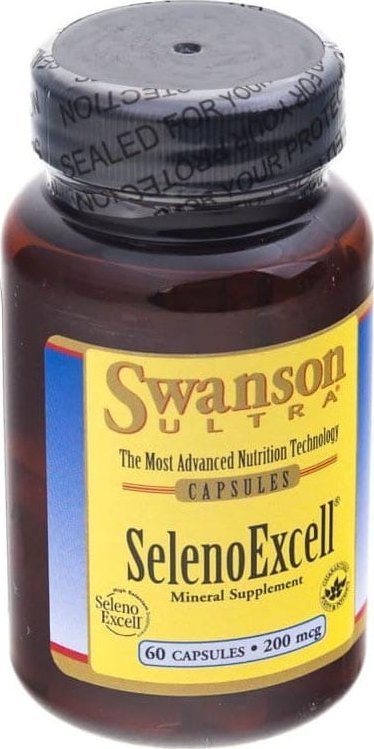 Swanson Selen Excell 200 mcg 60 kapsułek Swanson 1