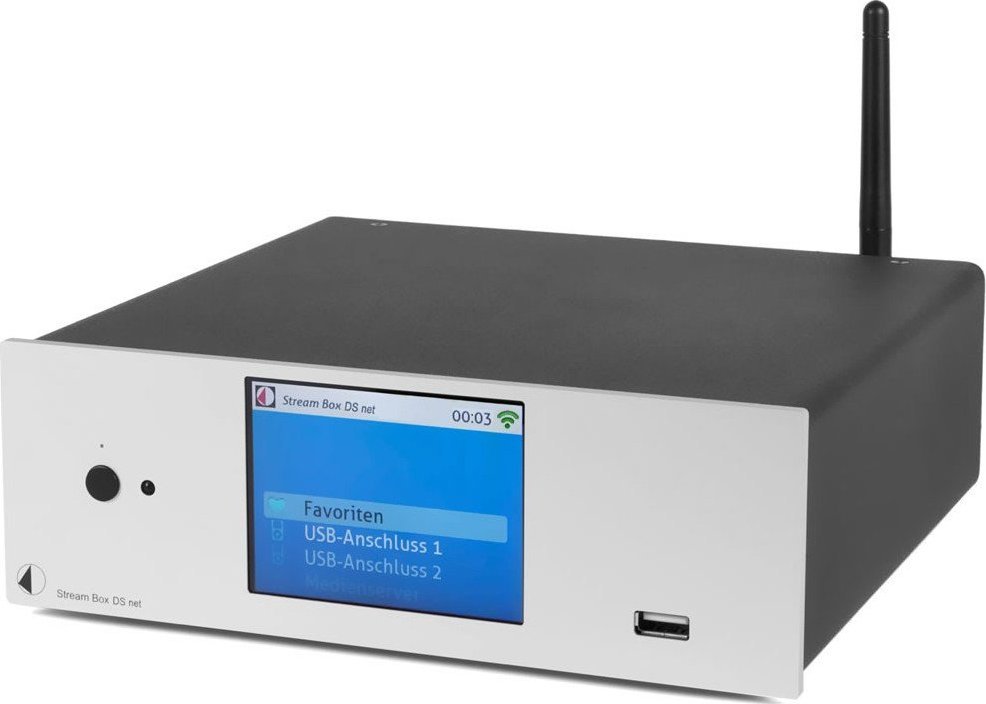 Odtwarzacz multimedialny Pro-Ject Audio Systems Odtwarzacz Sieciowy Pro-Ject Stream Box DS DAC LAN 1