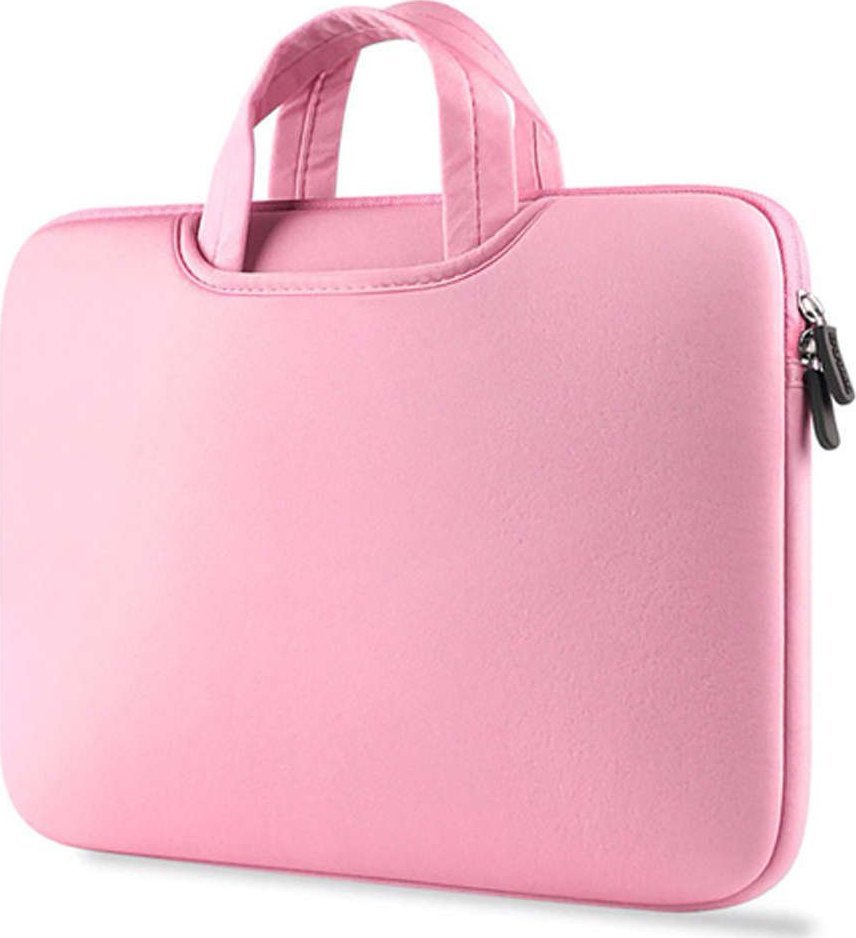 Torba Alogy Torba ochronna Alogy pokrowiec neopren Futerał do laptopa do 15.6 Różowa + Etui do Macbook Pro 16 A2485 1