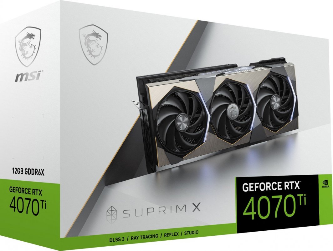 MSI GeForce RTX 4070 Ti Suprim X 12GB GDDR6X - Karta