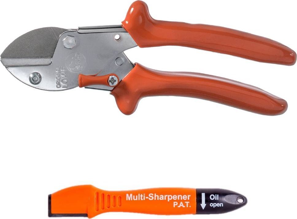 Sekator Lowe Zestaw sekator Lowe 5.107 i ostrzałka z oliwiarką Shark 1