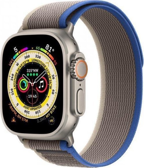 Smartwatch Apple SMARTWATCH ULTRA 49MM CELL./TITAN./BLUE-GREY MQFV3 APPLE 1