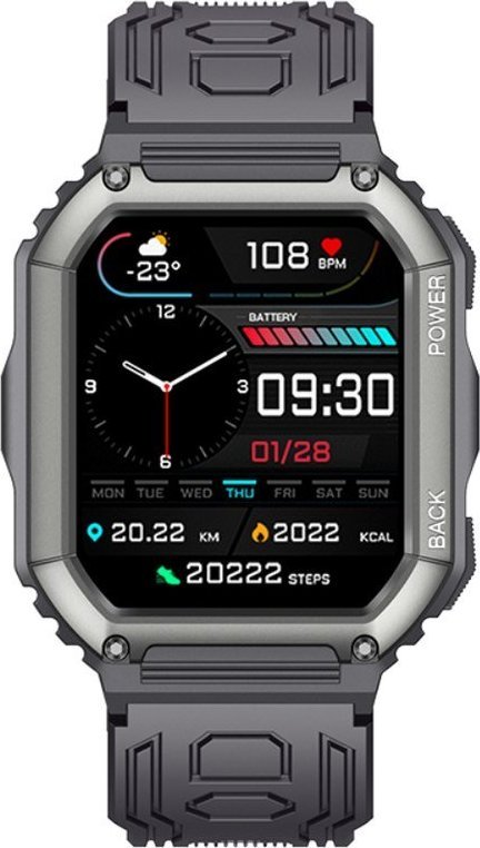Smartwatch Rubicon SMARTWATCH MĘSKI Rubicon RNCE93 - WYKONYWANIE POŁĄCZEŃ, PULSOMETR (sr037a) 1