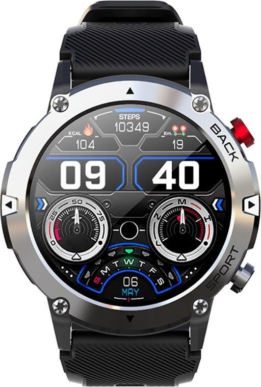 Smartwatch Rubicon SMARTWATCH MĘSKI Rubicon RNCE91 - WYKONYWANIE POŁĄCZEŃ, VOLUME CONTROL (sr036a) 1