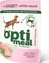 Optimeal saszetka 85g (3+1) KRÓLIK W SOSIE 1
