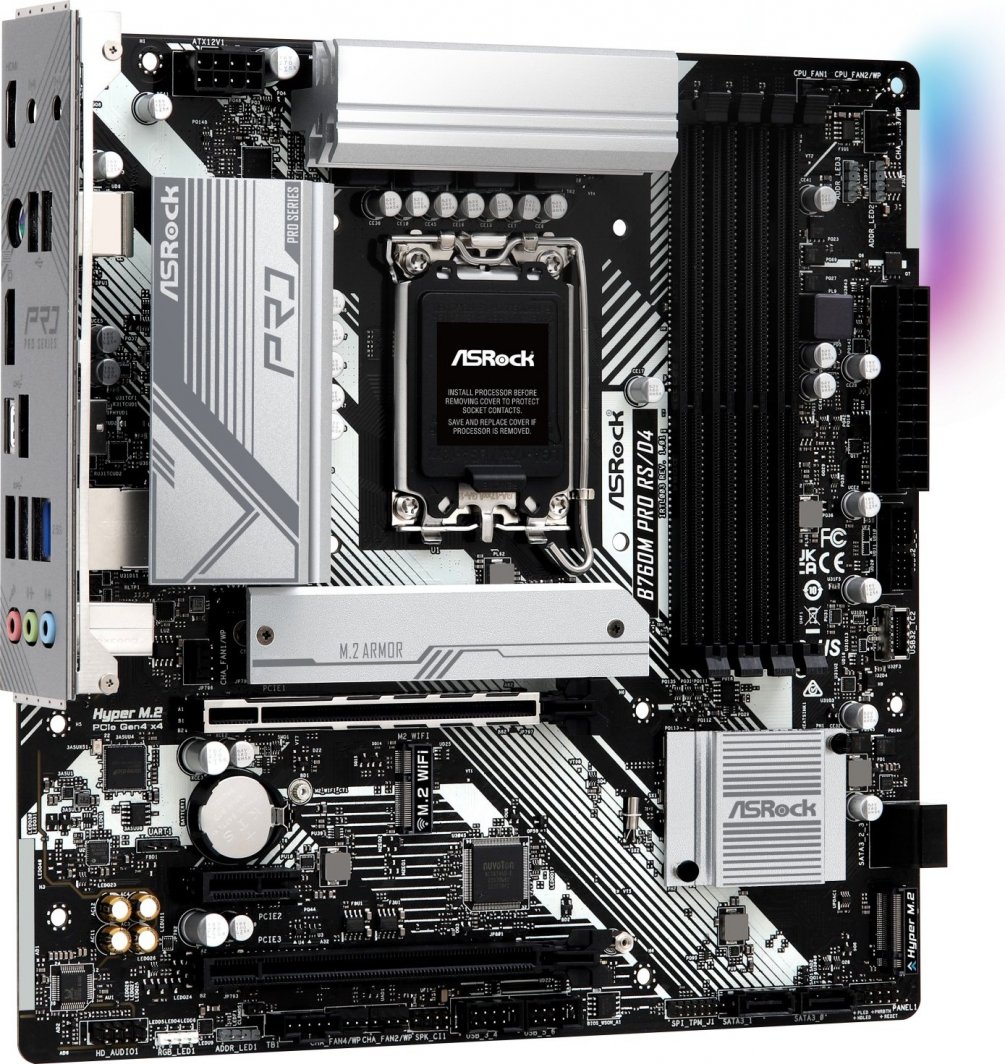 CPU intel i5-13600k + ASRock B760M PRO RS ASRock > B760M Pro RS WiFi White