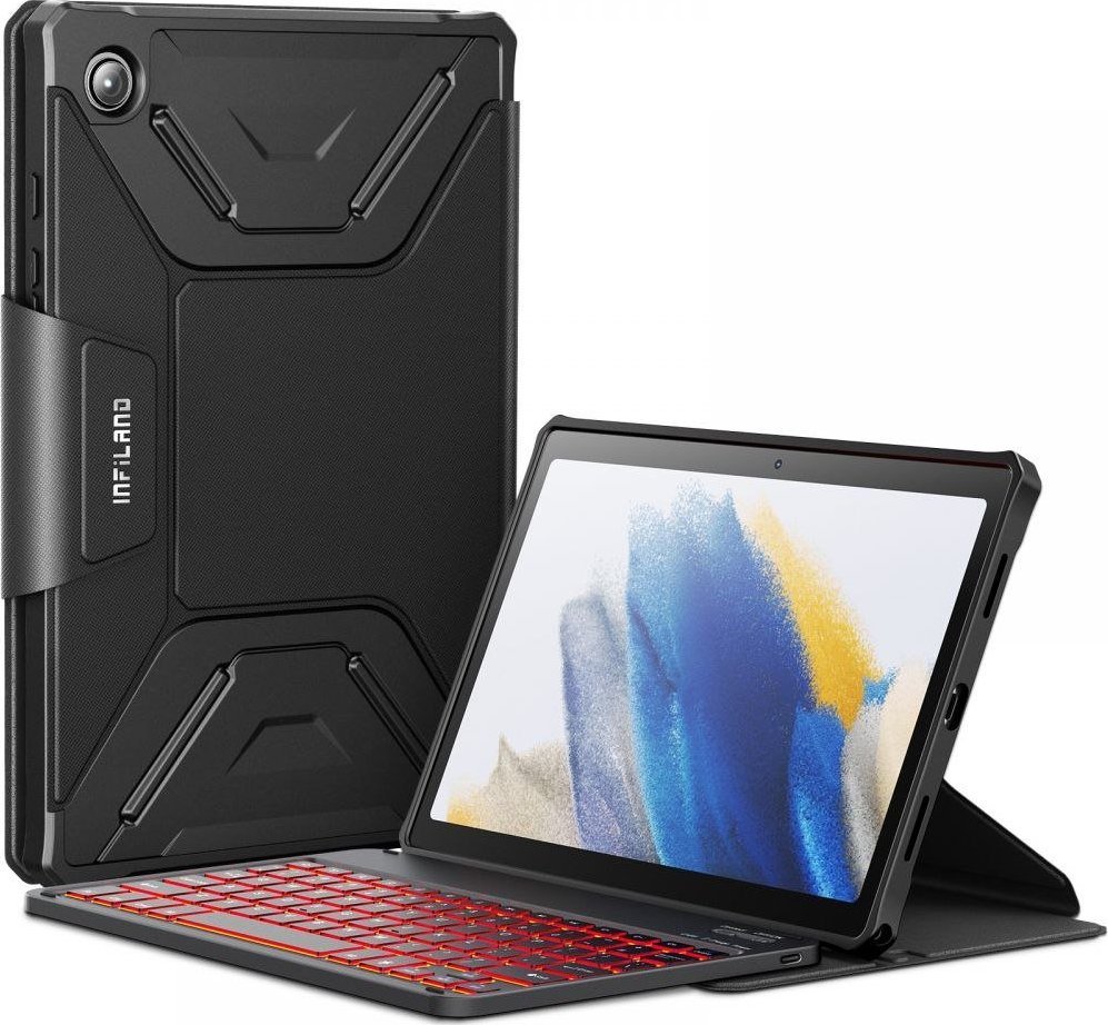 Infiland Etui z klawiaturą Infiland Keyboard do Galaxy Tab A8 10.5 Black 1
