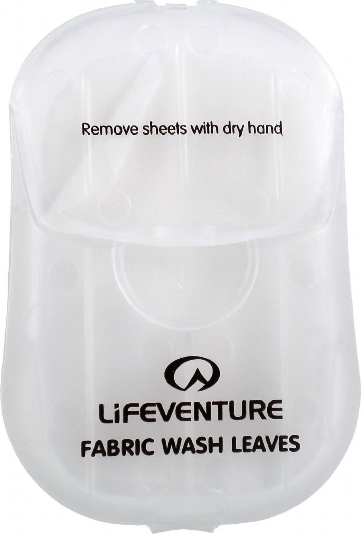 Lifeventure Mydło do prania w listkach Lifeventure Fabric Wash Leaves 50 szt. Uniwersalny 1