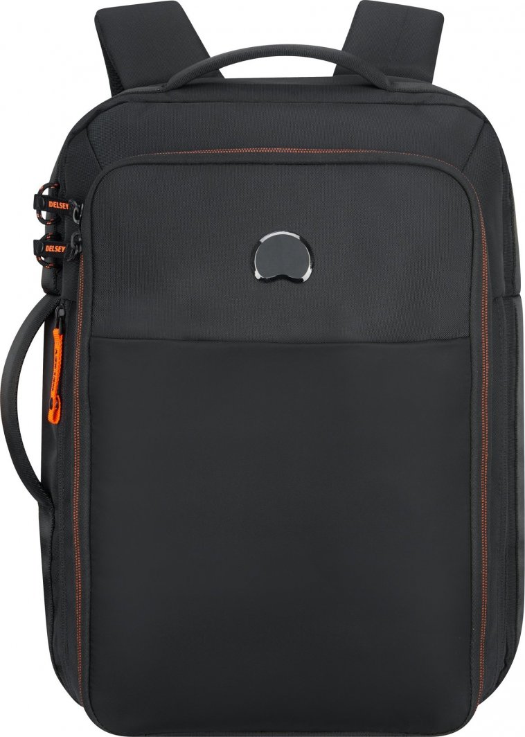 Torba Delsey Walizka Delsey Daily's 2w1 plecak i mała torba na laptopa 15.6" czarna 1