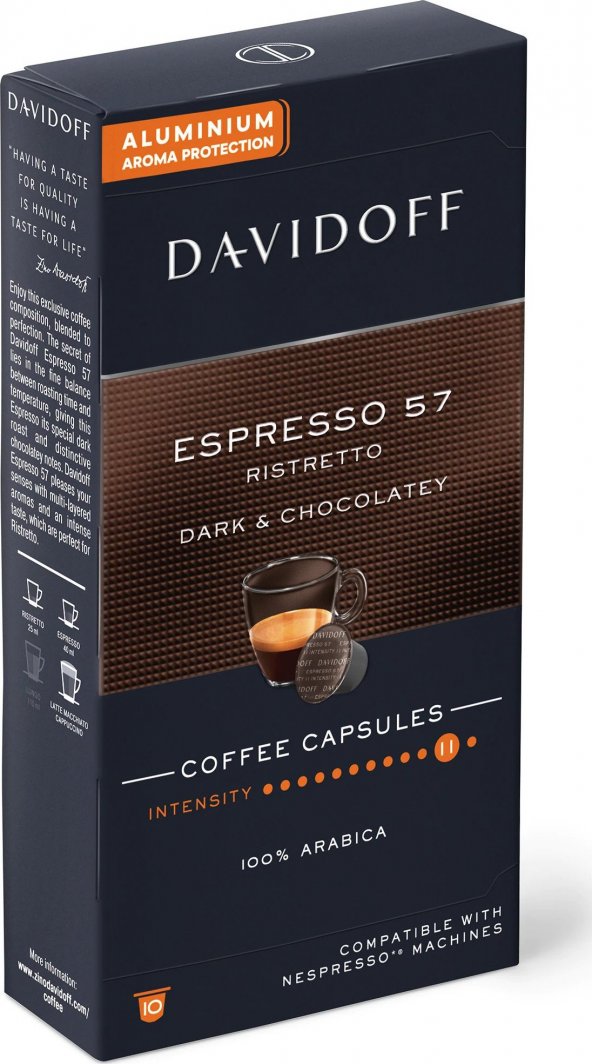 Davidoff Kapsułki DAVIDOFF Espresso 57 Nespresso 10szt. 1