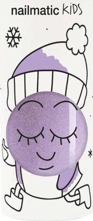 Nailmatic Kids Nail Polish Piglou lakier do paznokci dla dzieci z brokatem Liliowy  8ml 1