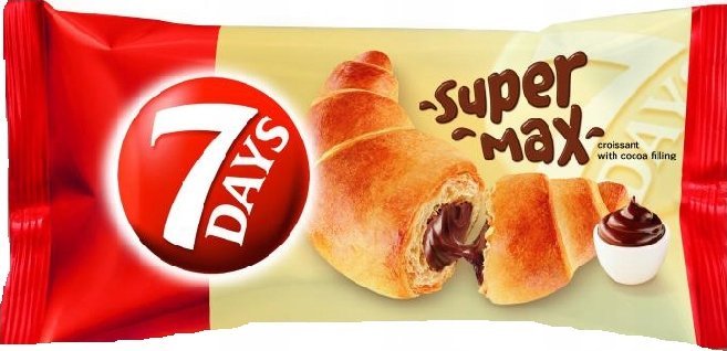 7 DAYS 7 Days Max Rogalik z nadzieniem kakaowym 110g 1