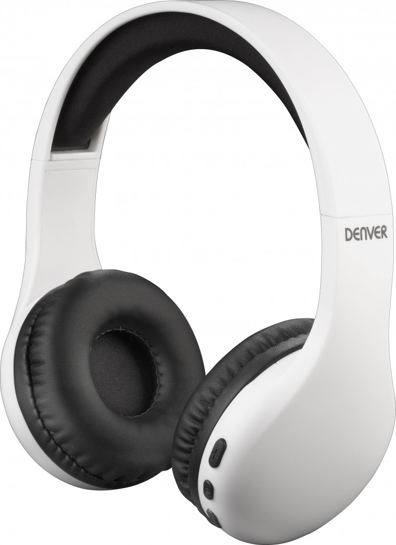 Słuchawki Denver Słuchawki bezprzewodowe bluetooth BTH-240WHITE Denver 1